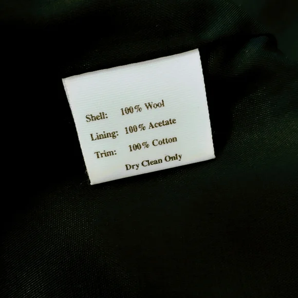 NWT Talbot's Red/Green Plaid 100% Wool Women's Jacket - Picture 12 of 12